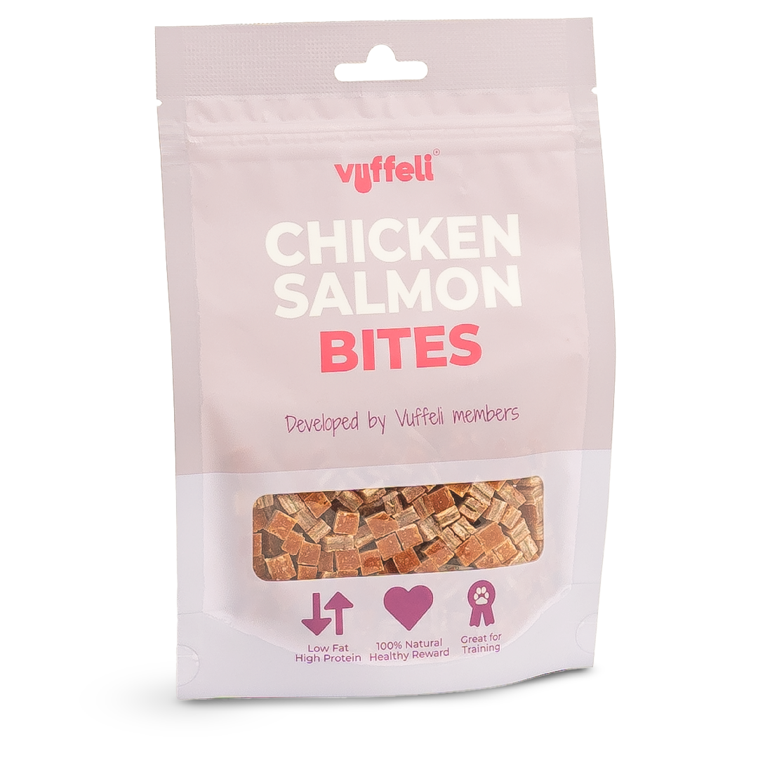 Soft Treats: Chicken Salmon bites