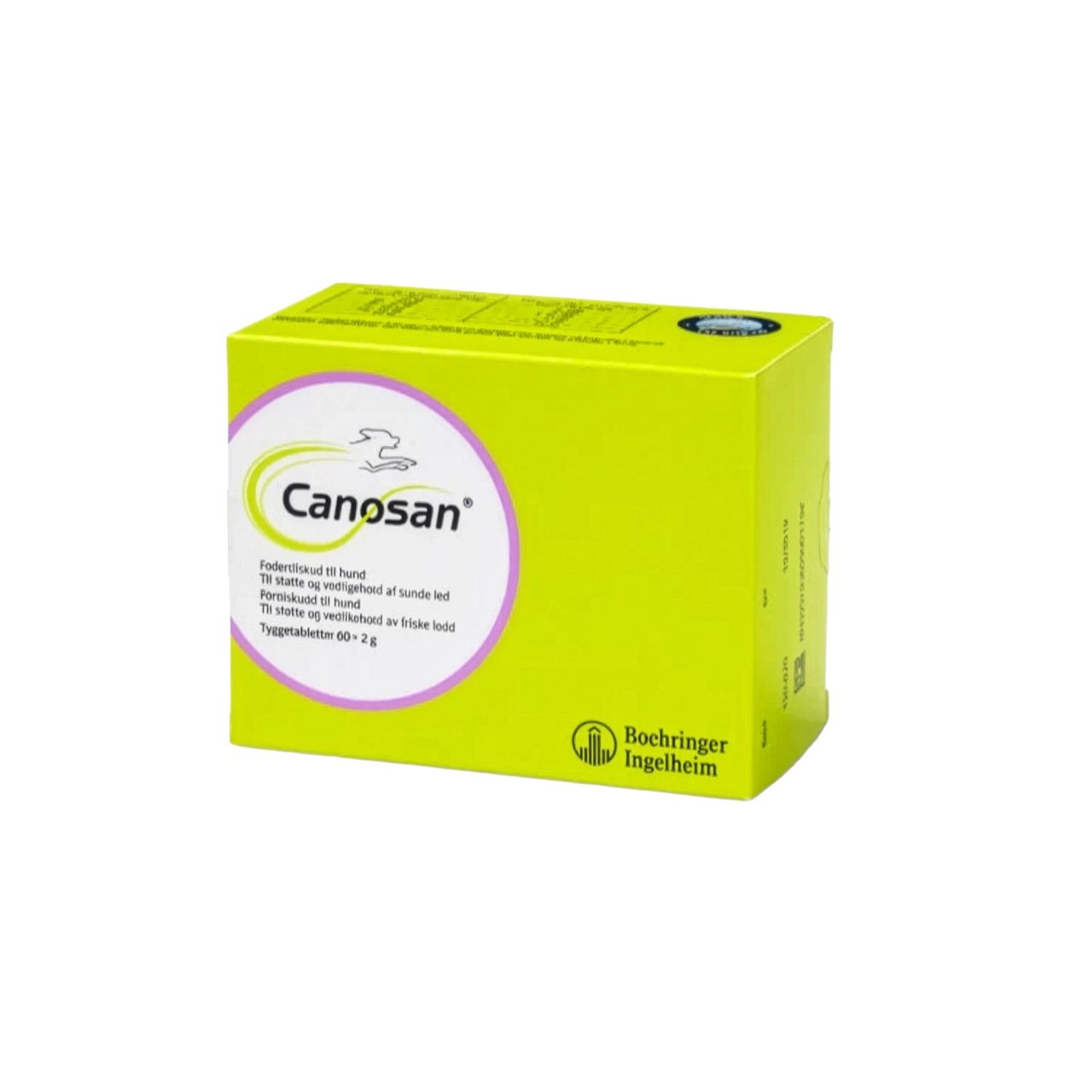 Canosan tyggetabletter | Ledtilskud til hund 60 stk